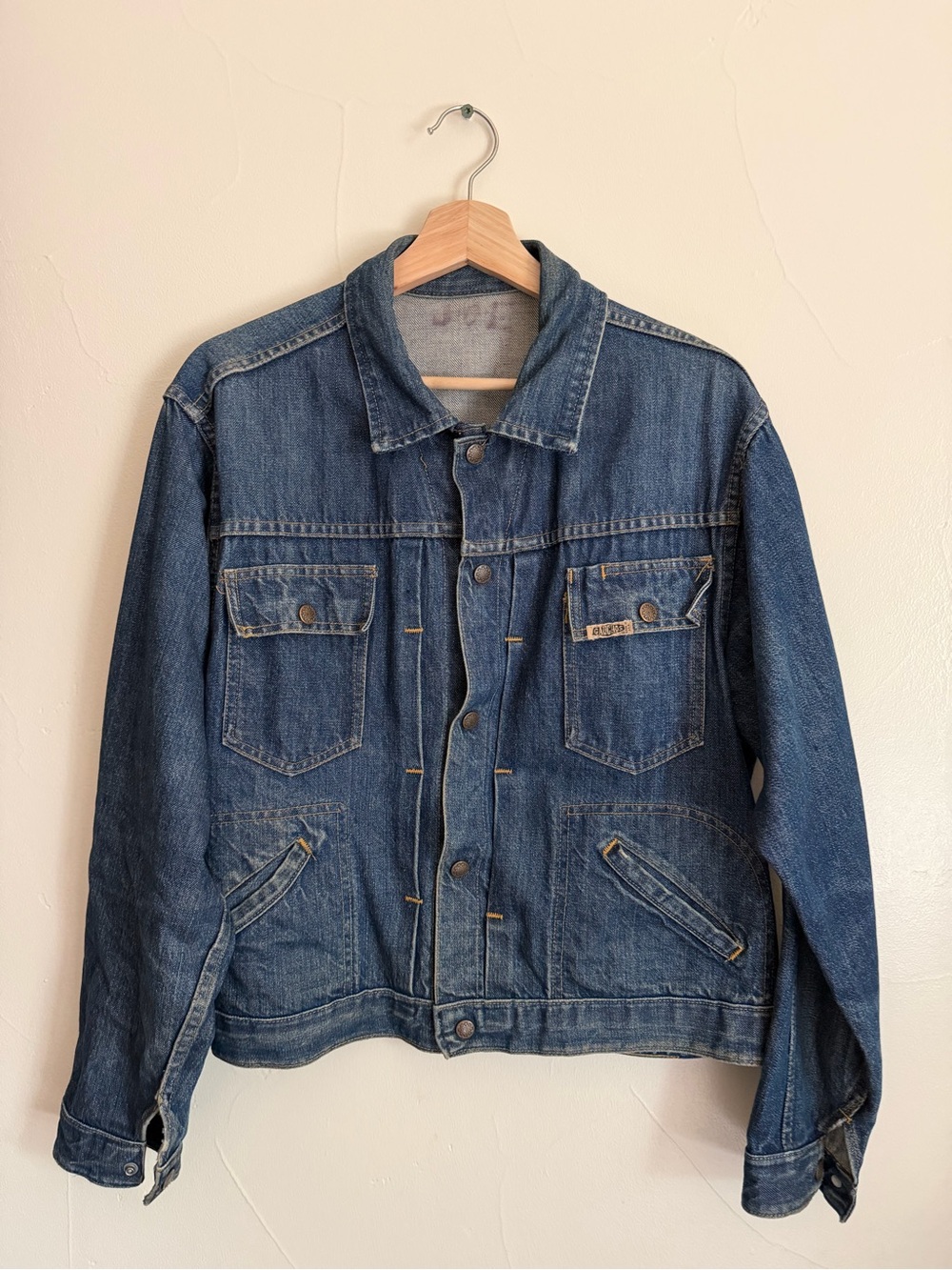 Classic Blue Denim Jacket - Gauchos 1970s